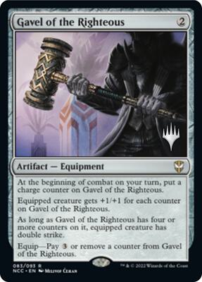 Gavel of the Righteous card from Promo Pack: Streets of New Capenna