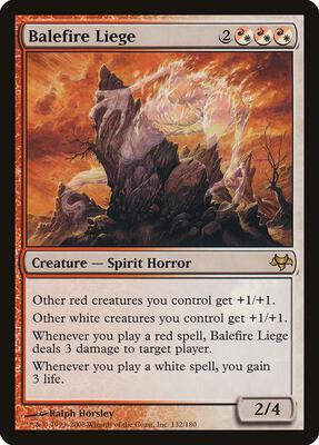 Balefire Liege card from Eventide