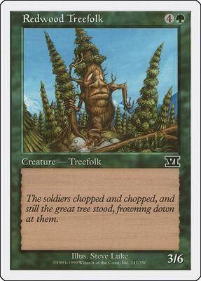 Redwood Treefolk card from Classic Sixth Edition