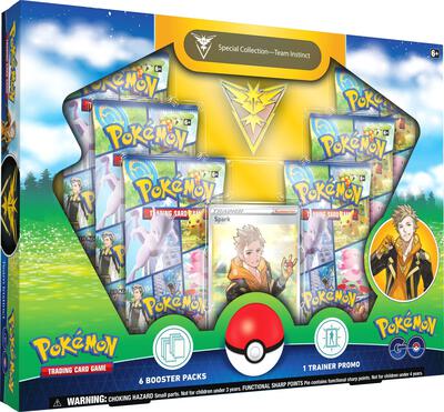 Pokemon GO Special Collection - Team Instinct card from Pokemon GO