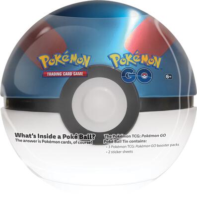 Pokemon GO Poke Ball Tin - Great Ball card from Pokemon GO