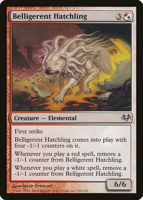 Belligerent Hatchling card from Eventide