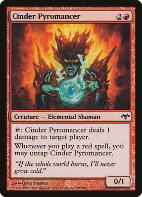 Cinder Pyromancer card from Eventide