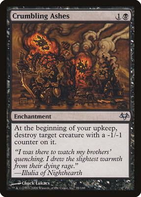 Crumbling Ashes card from Eventide