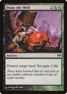 Drain the Well card from Eventide