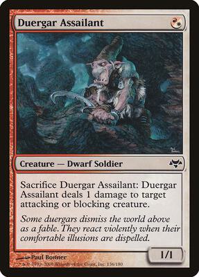 Duergar Assailant card from Eventide