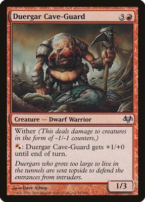 Duergar Cave-Guard card from Eventide