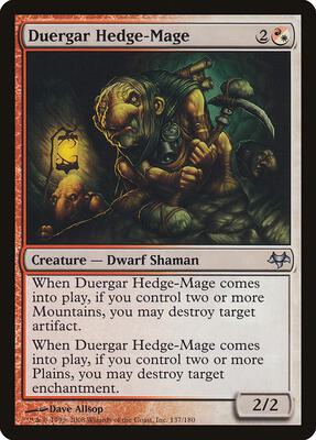 Duergar Hedge-Mage card from Eventide