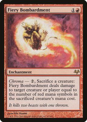 Fiery Bombardment card from Eventide