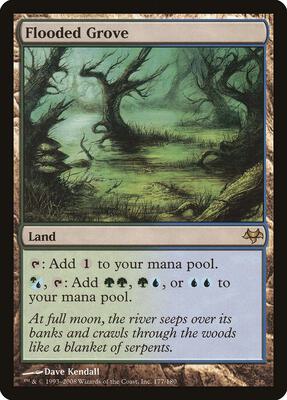 Flooded Grove card from Eventide