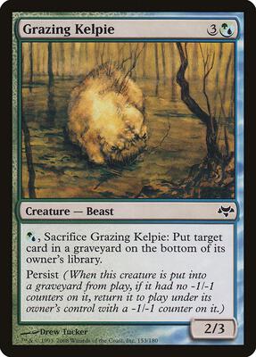 Grazing Kelpie card from Eventide