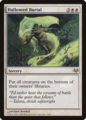 Hallowed Burial card from Eventide