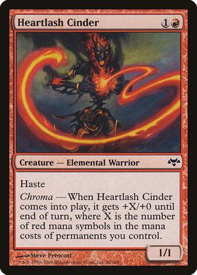 Heartlash Cinder card from Eventide