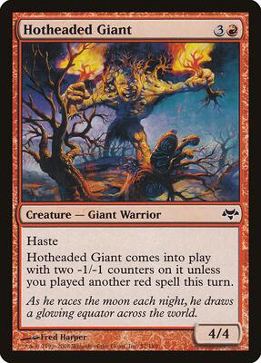 Hotheaded Giant card from Eventide