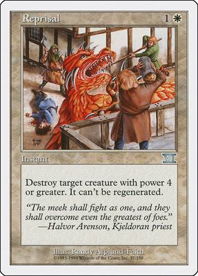 Reprisal card from Classic Sixth Edition