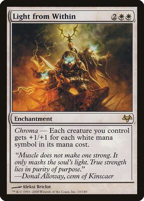 Light from Within card from Eventide