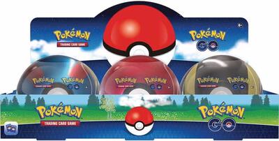Pokemon GO Poke Ball Tin Display card from Pokemon GO