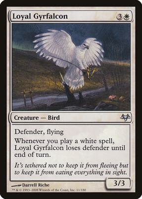 Loyal Gyrfalcon card from Eventide