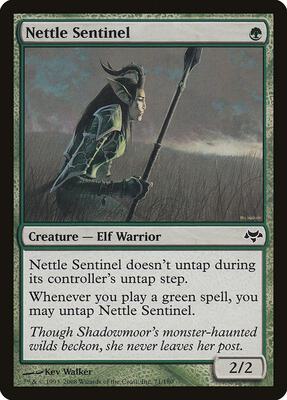 Nettle Sentinel card from Eventide