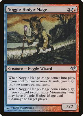 Noggle Hedge-Mage card from Eventide