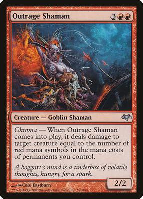 Outrage Shaman card from Eventide