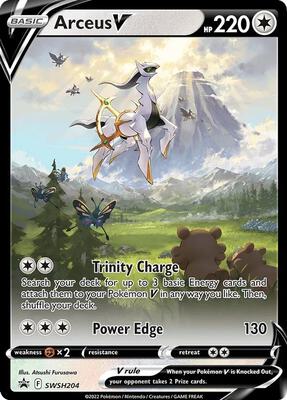 Arceus V - SWSH204 card from SWSH: Sword & Shield Promo Cards