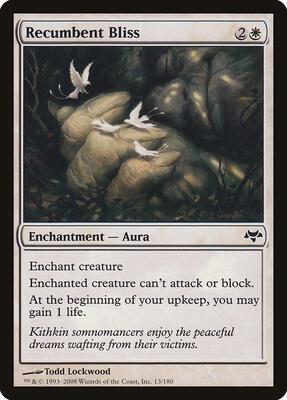 Recumbent Bliss card from Eventide
