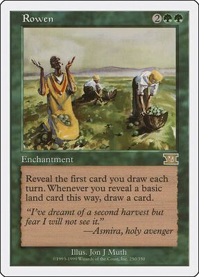 Rowen card from Classic Sixth Edition