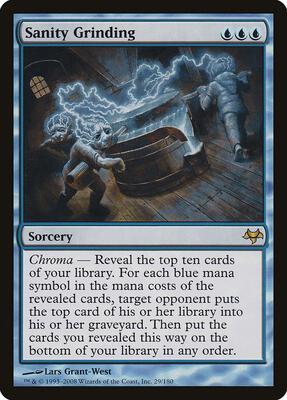 Sanity Grinding card from Eventide