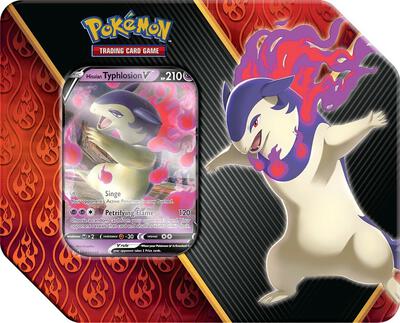 Divergent Powers Tin [Hisuian Typhlosion V] card from Miscellaneous Cards & Products
