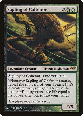 Sapling of Colfenor card from Eventide