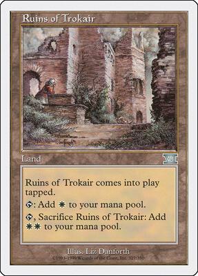 Ruins of Trokair card from Classic Sixth Edition