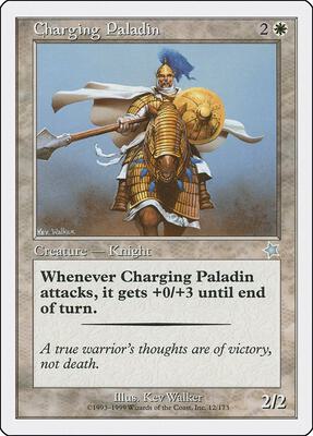 Charging Paladin card from Starter 1999