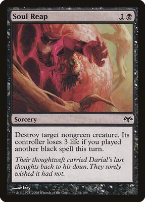Soul Reap card from Eventide