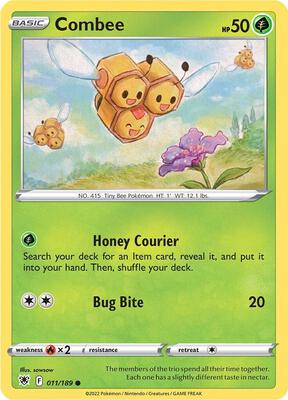 Combee card from SWSH10: Astral Radiance