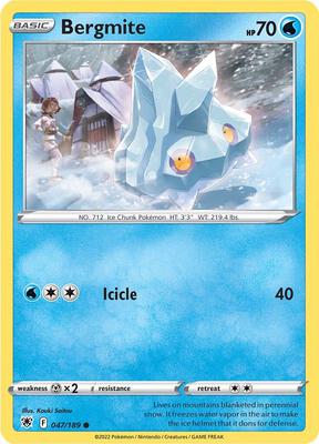 Bergmite card from SWSH10: Astral Radiance