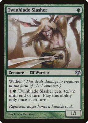 Twinblade Slasher card from Eventide