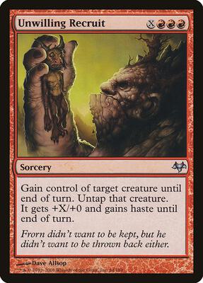 Unwilling Recruit card from Eventide