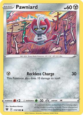 Pawniard card from SWSH10: Astral Radiance