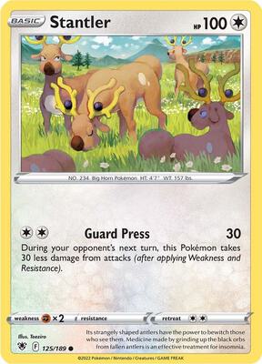 Stantler card from SWSH10: Astral Radiance