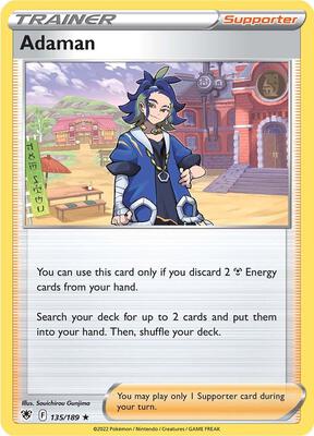 Adaman card from SWSH10: Astral Radiance