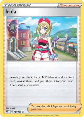 Irida card from SWSH10: Astral Radiance