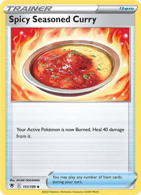 Spicy Seasoned Curry card from SWSH10: Astral Radiance
