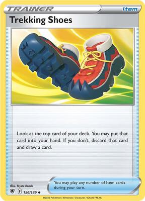 Trekking Shoes card from SWSH10: Astral Radiance