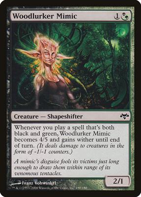 Woodlurker Mimic card from Eventide