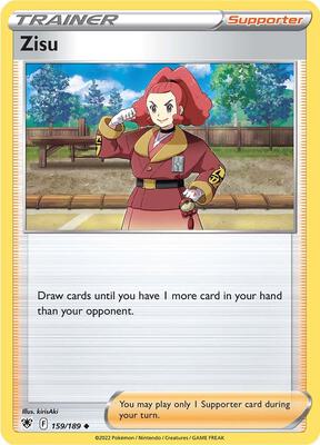 Zisu card from SWSH10: Astral Radiance