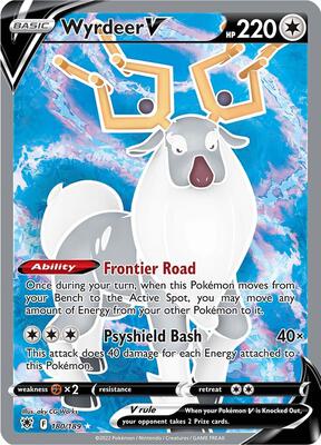 Wyrdeer V (Full Art) card from SWSH10: Astral Radiance