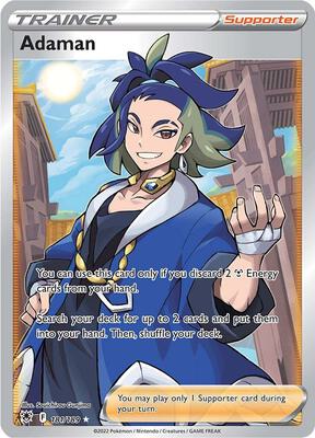 Adaman (Full Art) card from SWSH10: Astral Radiance