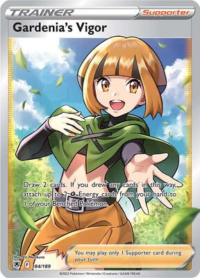 Gardenia's Vigor (Full Art) card from SWSH10: Astral Radiance