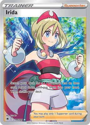 Irida (Full Art) card from SWSH10: Astral Radiance